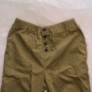 Free People high waisted, khaki pant.
